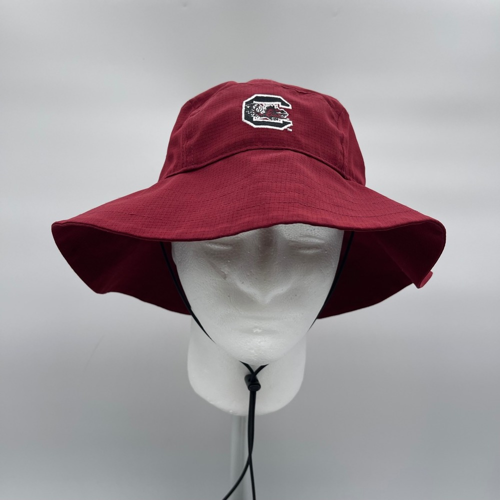 Under Armour NCAA OSFA Garnet South Carolina Gamecocks Chin Strap Bucket Hat